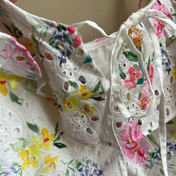 NWT Yumi Kim San Juan Mulberry Ivory Floral Dress - Size 10 - Picture 2 of 6